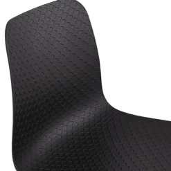 Tabouret de bar design 'MOZAIK' noir style scandinave