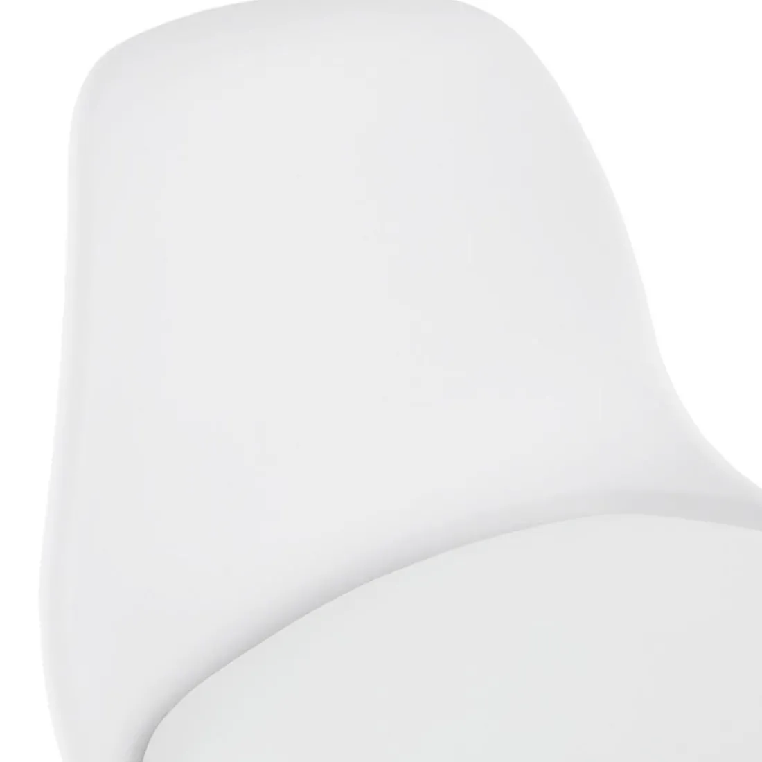 Tabouret de bar design 'TATAMI' blanc