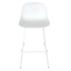 Tabouret de bar 'GRANO' blanc intérieur et extérieur