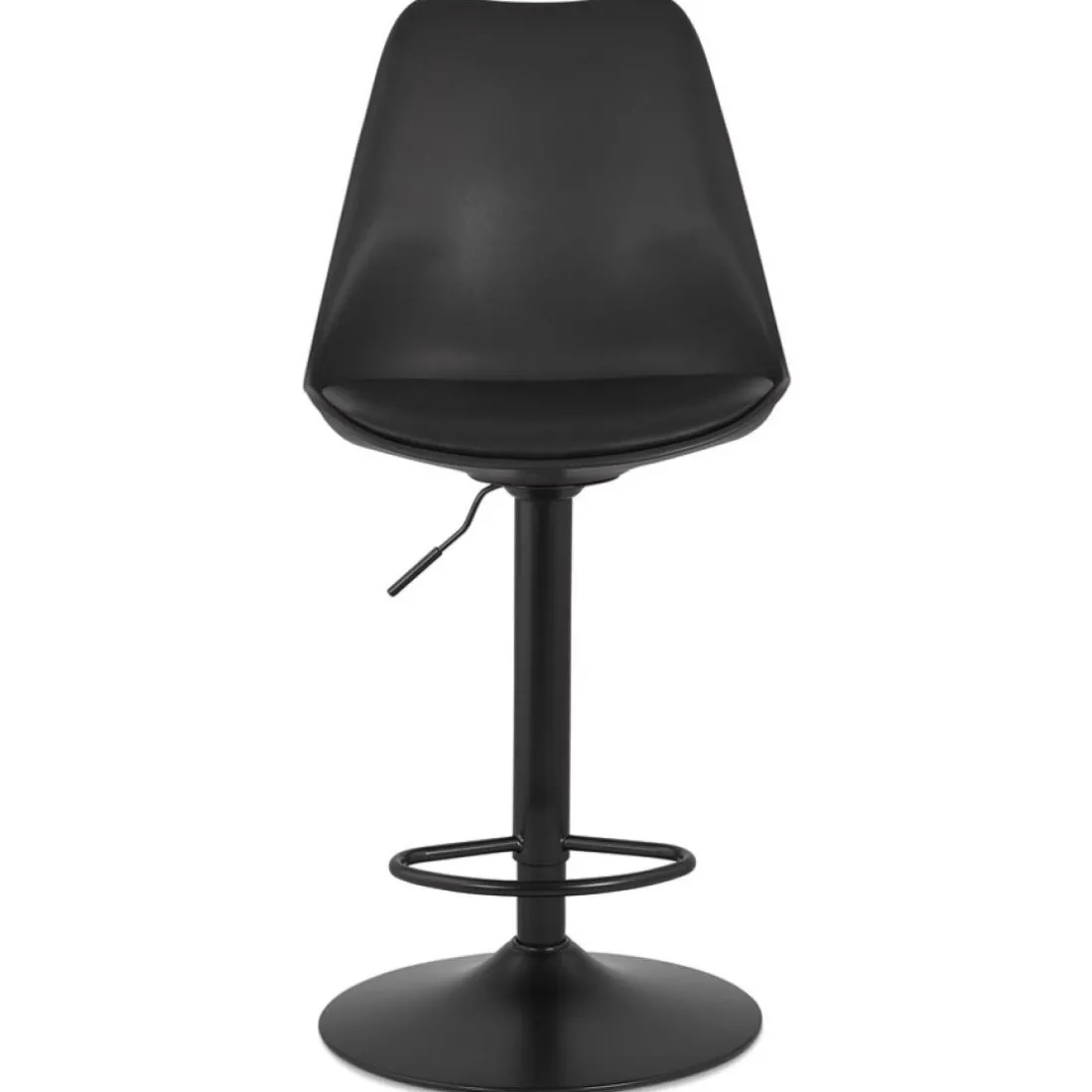 Tabouret réglable 'TUTO' noir