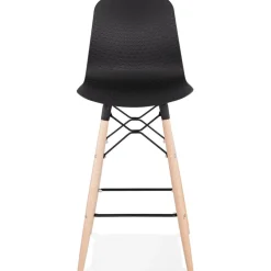 Tabouret snack mi-hauteur 'MOZAIK MINI' noir style scandinave
