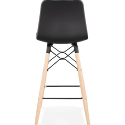 Tabouret snack mi-hauteur 'MOZAIK MINI' noir style scandinave