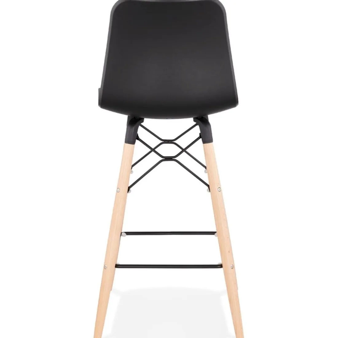 Tabouret snack mi-hauteur 'MOZAIK MINI' noir style scandinave