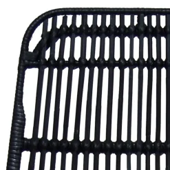 Tabouret snack mi-hauteur 'BOCADIA MINI' en rotin noir