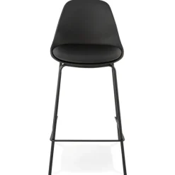 Tabouret snack mi-hauteur 'COOKIE MINI' noir style industriel
