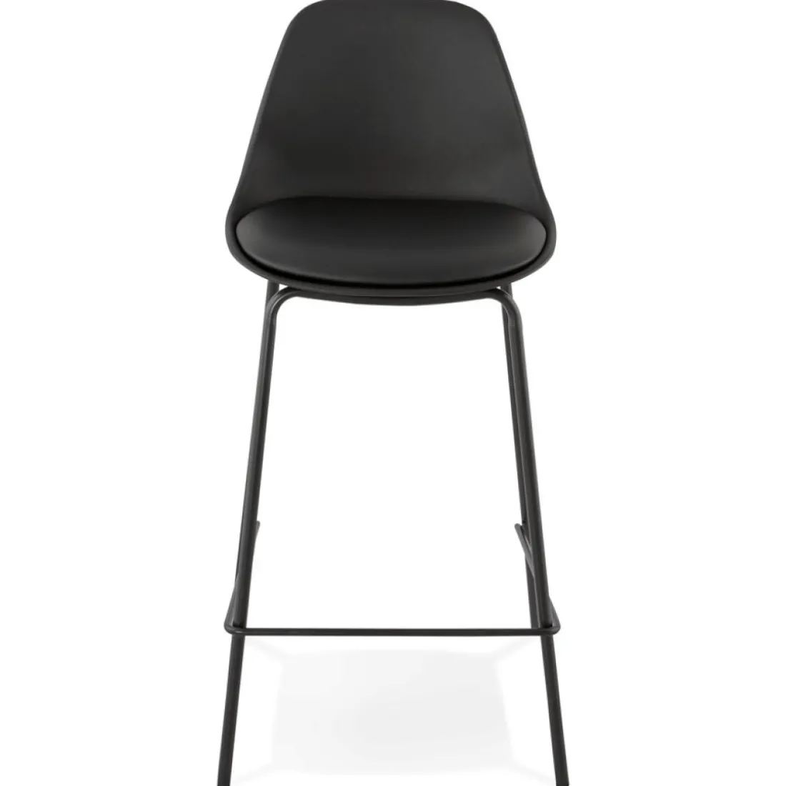 Tabouret snack mi-hauteur 'COOKIE MINI' noir style industriel