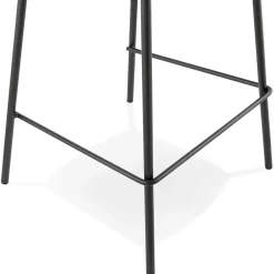 Tabouret snack mi-hauteur 'COOKIE MINI' noir style industriel