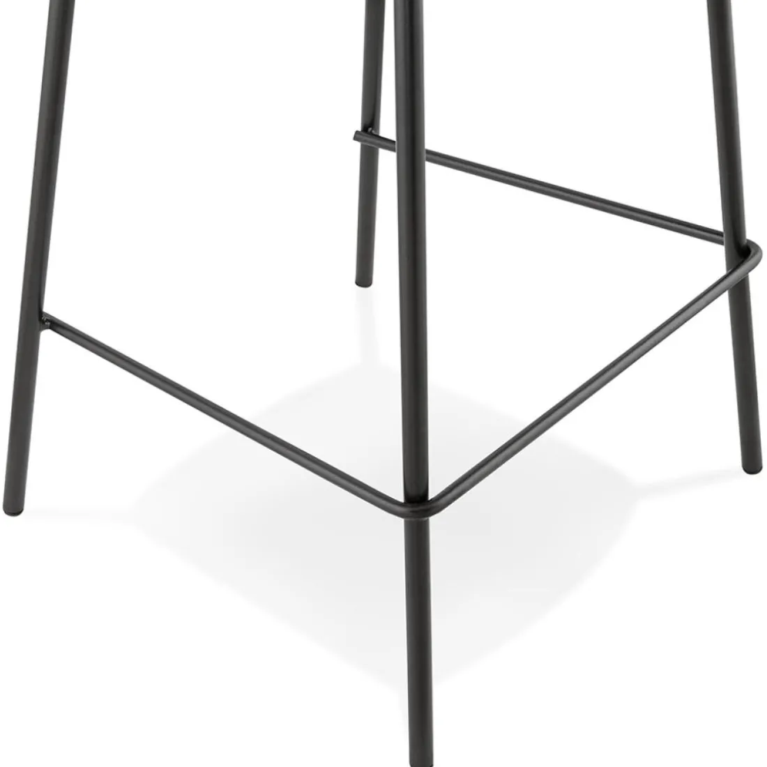 Tabouret snack mi-hauteur 'COOKIE MINI' noir style industriel
