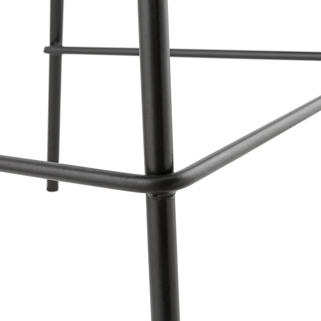 Tabouret snack mi-hauteur 'COOKIE MINI' noir style industriel