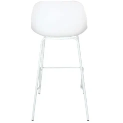Tabouret snack mi-hauteur 'GRANO MINI' blanc intérieur et extérieur