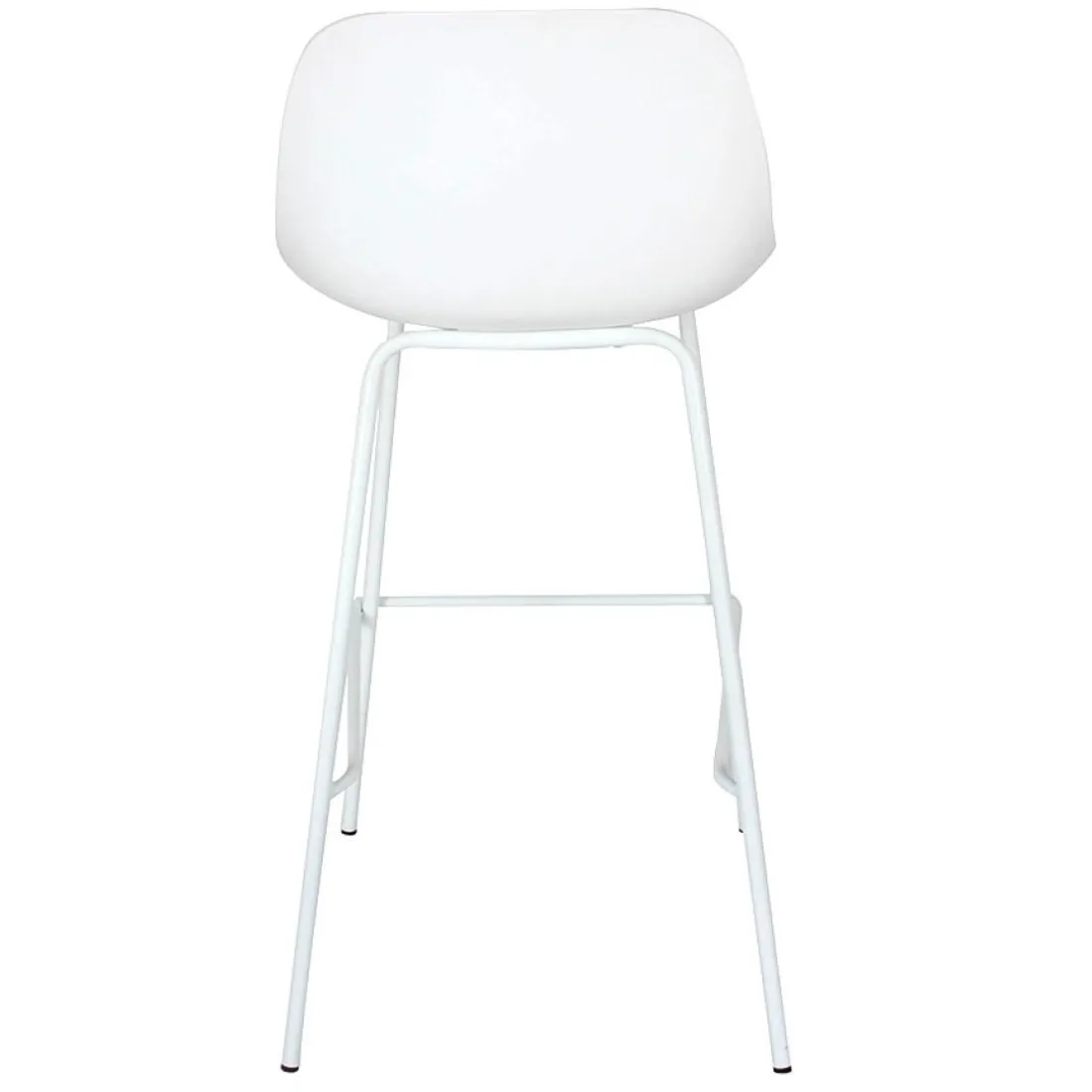 Tabouret snack mi-hauteur 'GRANO MINI' blanc intérieur et extérieur