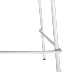 Tabouret snack mi-hauteur 'GRANO MINI' blanc intérieur et extérieur