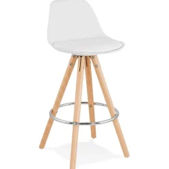 Tabouret snack mi-hauteur 'TATAMI MINI' blanc