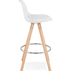Tabouret snack mi-hauteur 'TATAMI MINI' blanc