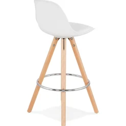 Tabouret snack mi-hauteur 'TATAMI MINI' blanc