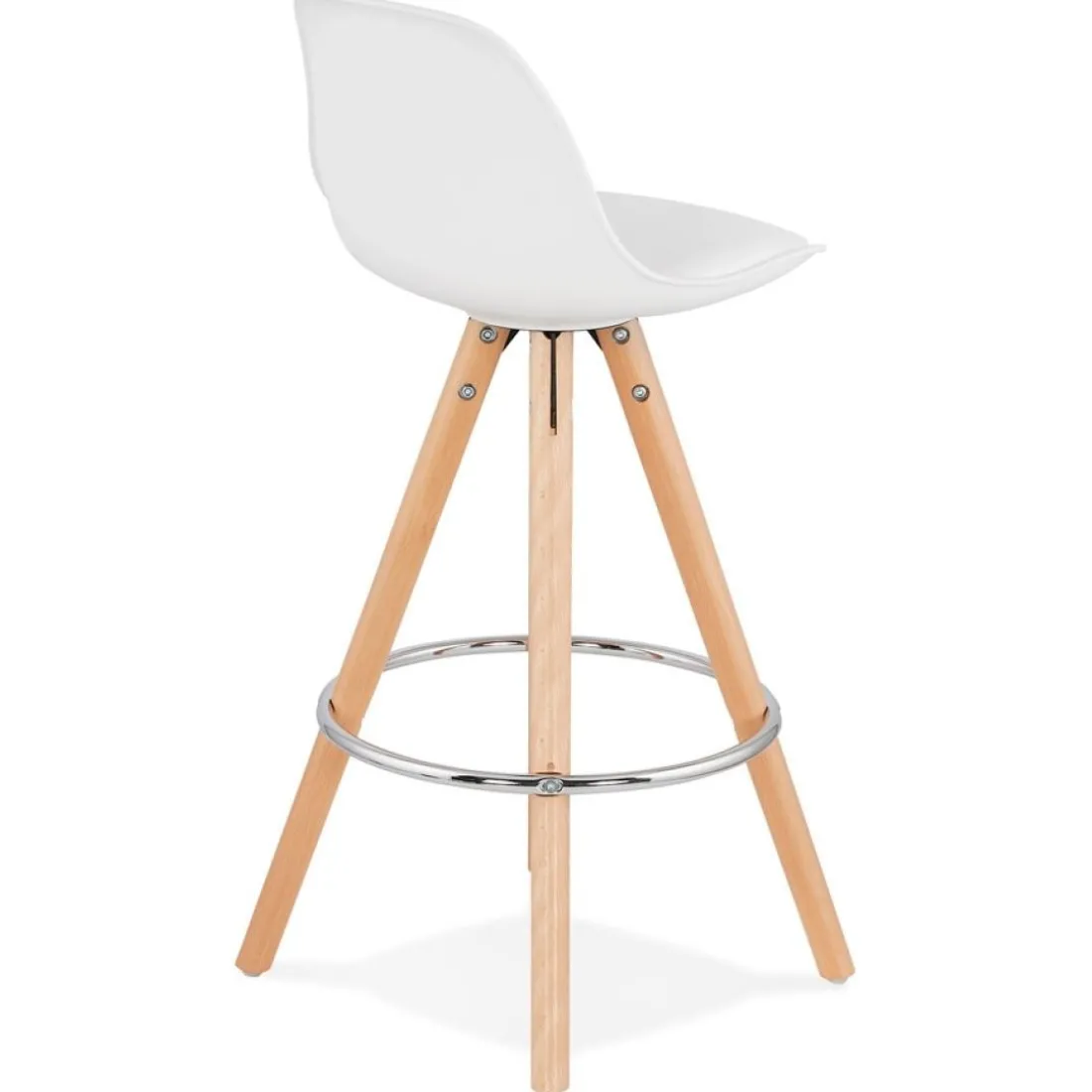 Tabouret snack mi-hauteur 'TATAMI MINI' blanc