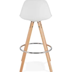Tabouret snack mi-hauteur 'TATAMI MINI' blanc