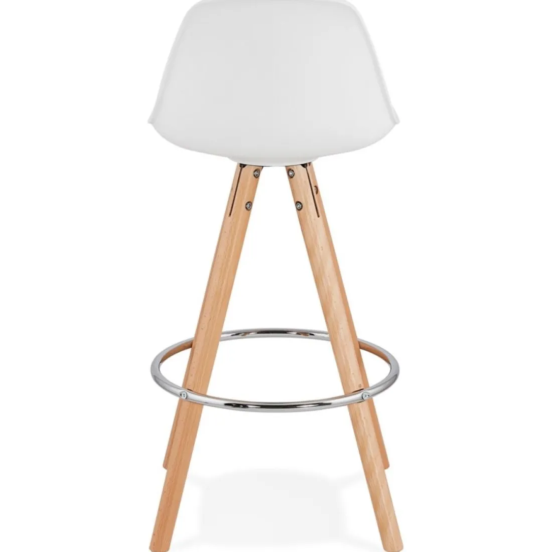 Tabouret snack mi-hauteur 'TATAMI MINI' blanc