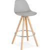 Tabouret snack mi-hauteur 'TATAMI MINI' gris