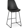 Tabouret snack mi-hauteur 'CHOKO MINI' noir