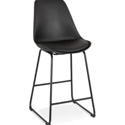 Tabouret snack mi-hauteur 'CHOKO MINI' noir