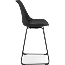 Tabouret snack mi-hauteur 'CHOKO MINI' noir