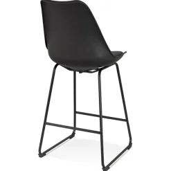 Tabouret snack mi-hauteur 'CHOKO MINI' noir