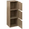 Étagère 3 cases avec portes