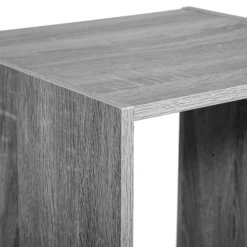 Étagère 4 cases Haut Mix Gris
