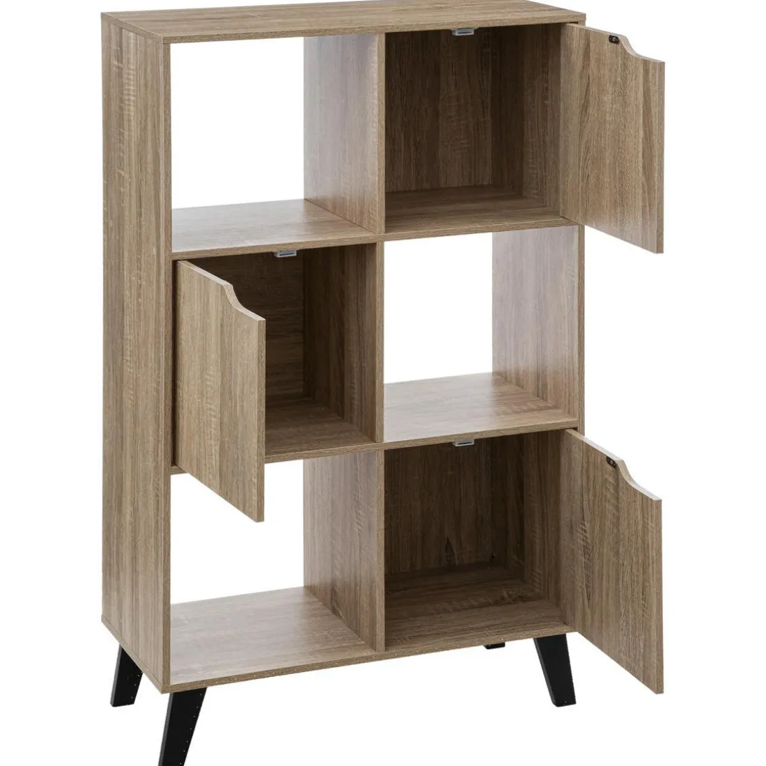 Étagère 6 cases porte