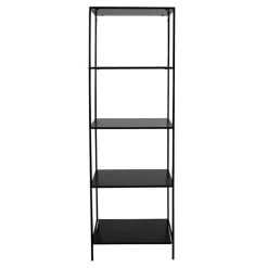 Étagère 4 étages 170 cm Noir PERKAR