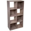 Étagère Bois 8 Cases Mix Naturel