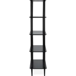 Étagère design 'RACK' noire en bois style scandinave
