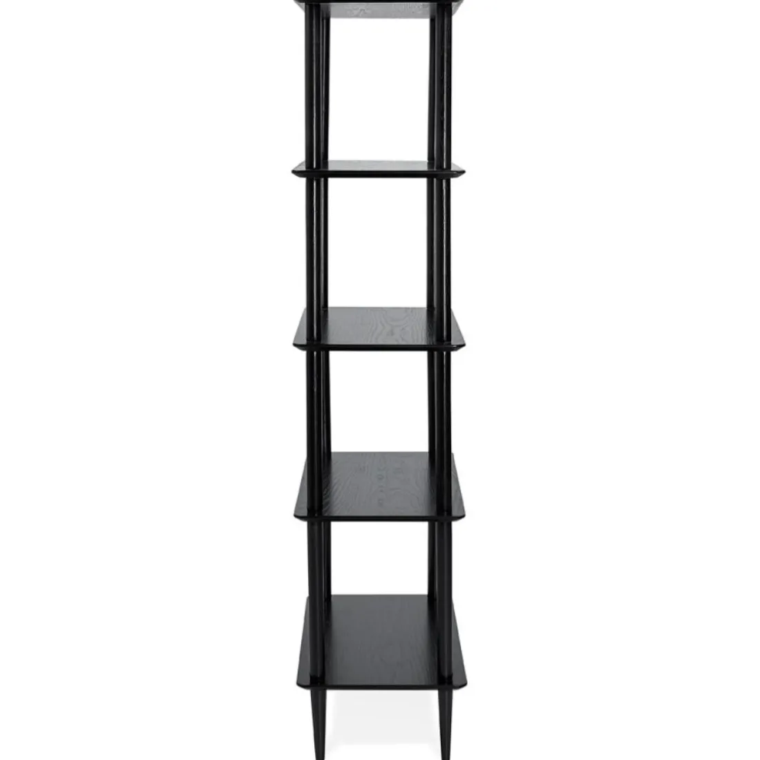 Étagère design 'RACK' noire en bois style scandinave