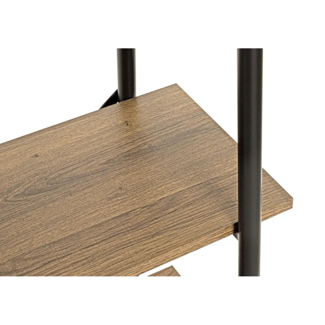 étagère en métal laqué noir,
