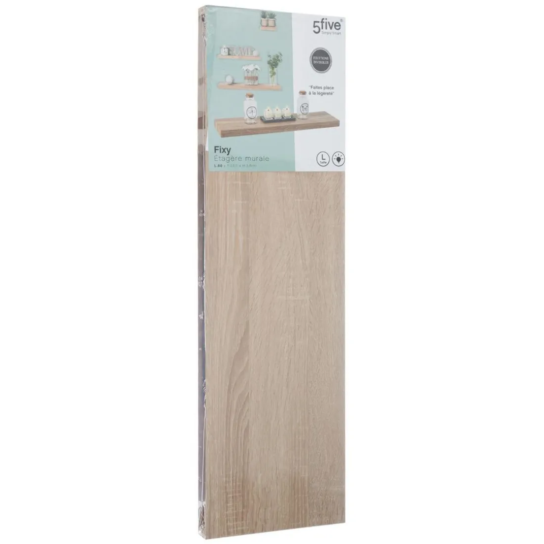 Étagère murale chêne naturel