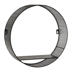 Étagère Murale Ronde Perforée x 3