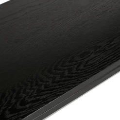 Étagère style industriel 'LIBERTY' en bois et métal noir