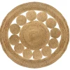 Tapis ajouré vent jute D120