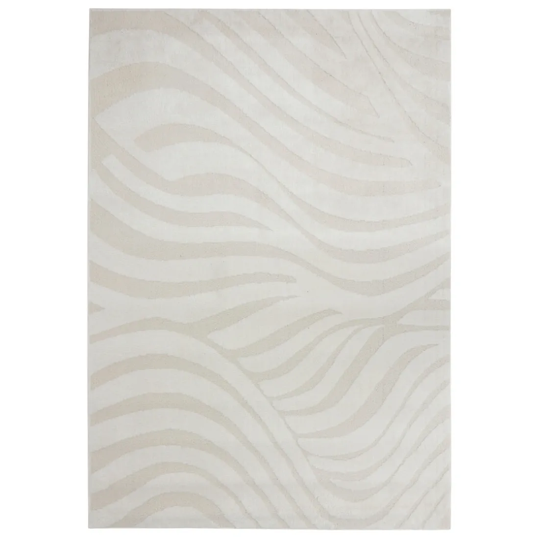 Tapis Anoai blanc effet laine