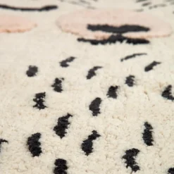 Tapis bébé ours en Coton crème
