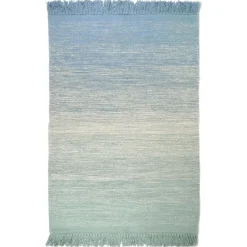 TAPIS BLEU EN COTON