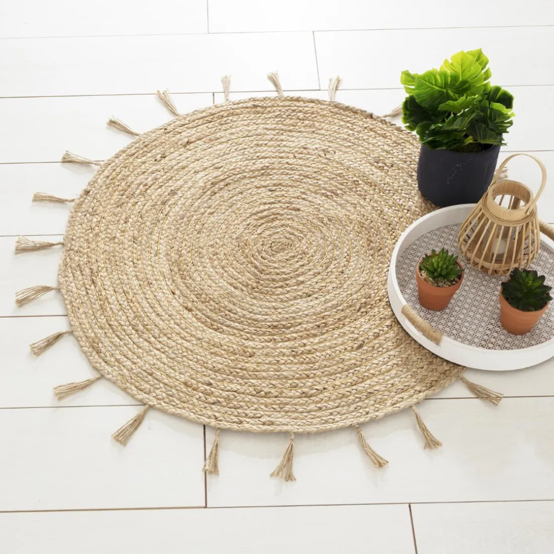 Tapis Cosy Jute Lurex