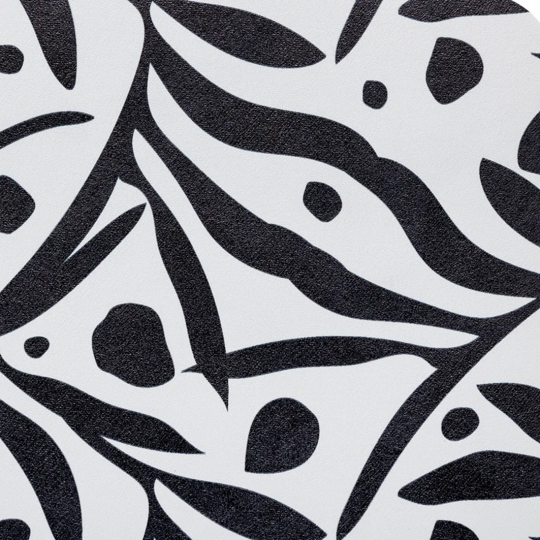Tapis diatomite Noir et blanc
