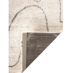 Tapis d'intérieur design Neige LIVIA gris 200 x 290 cm