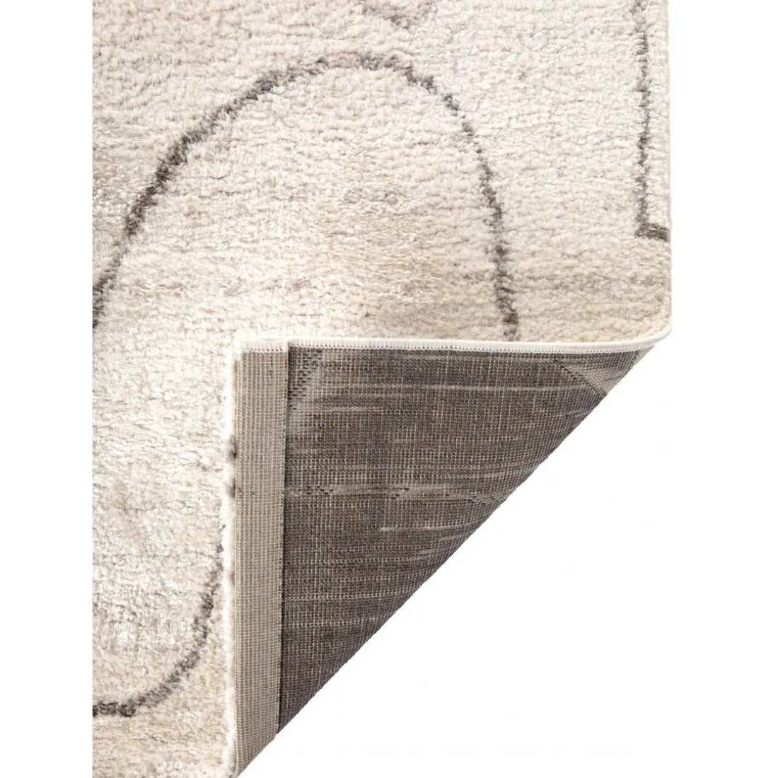Tapis d'intérieur design Neige LIVIA gris 200 x 290 cm