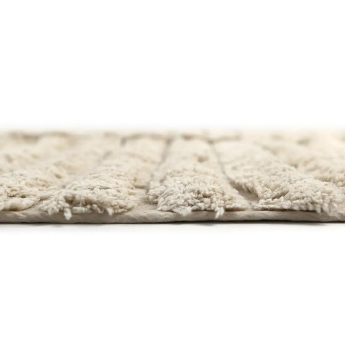 TAPIS EN COTON BLEU