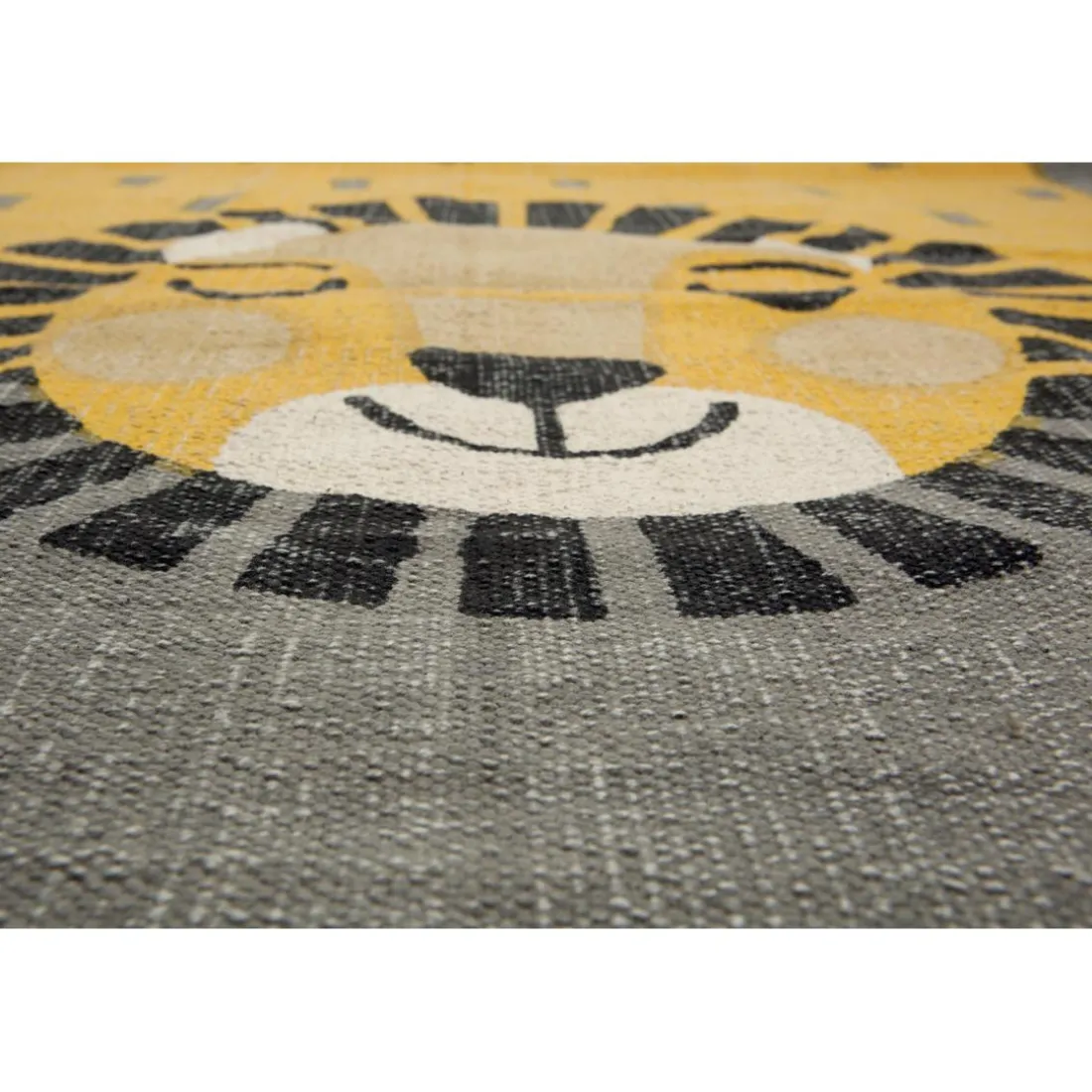 Tapis enfant rectangulaire lion 110x170 LEONO