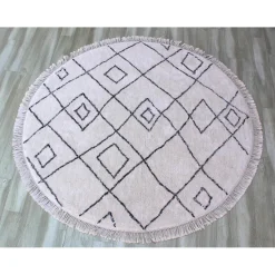 Tapis Ervin Ivoire taupe