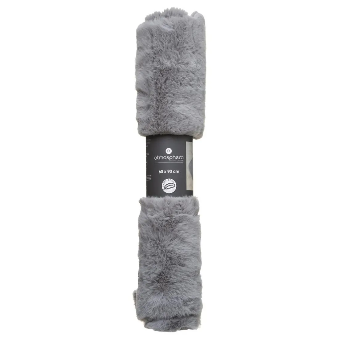 Tapis four extra doux gris 60 x 90